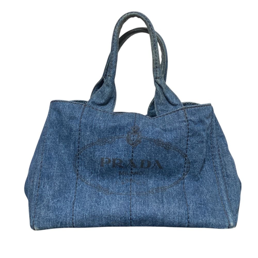 Prada Denim Canapa Tote Indigo