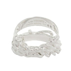 Hermes Boucle Sellier Inflexible Book le Ring 56 Silver — view 4