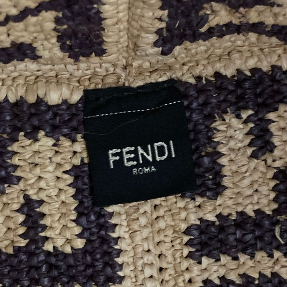Fendi Roll Small Rapphire Tote Natural Brown — view 6