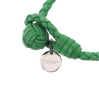 Bottega Veneta Intrecciato Leather Bracelet Green — view 3