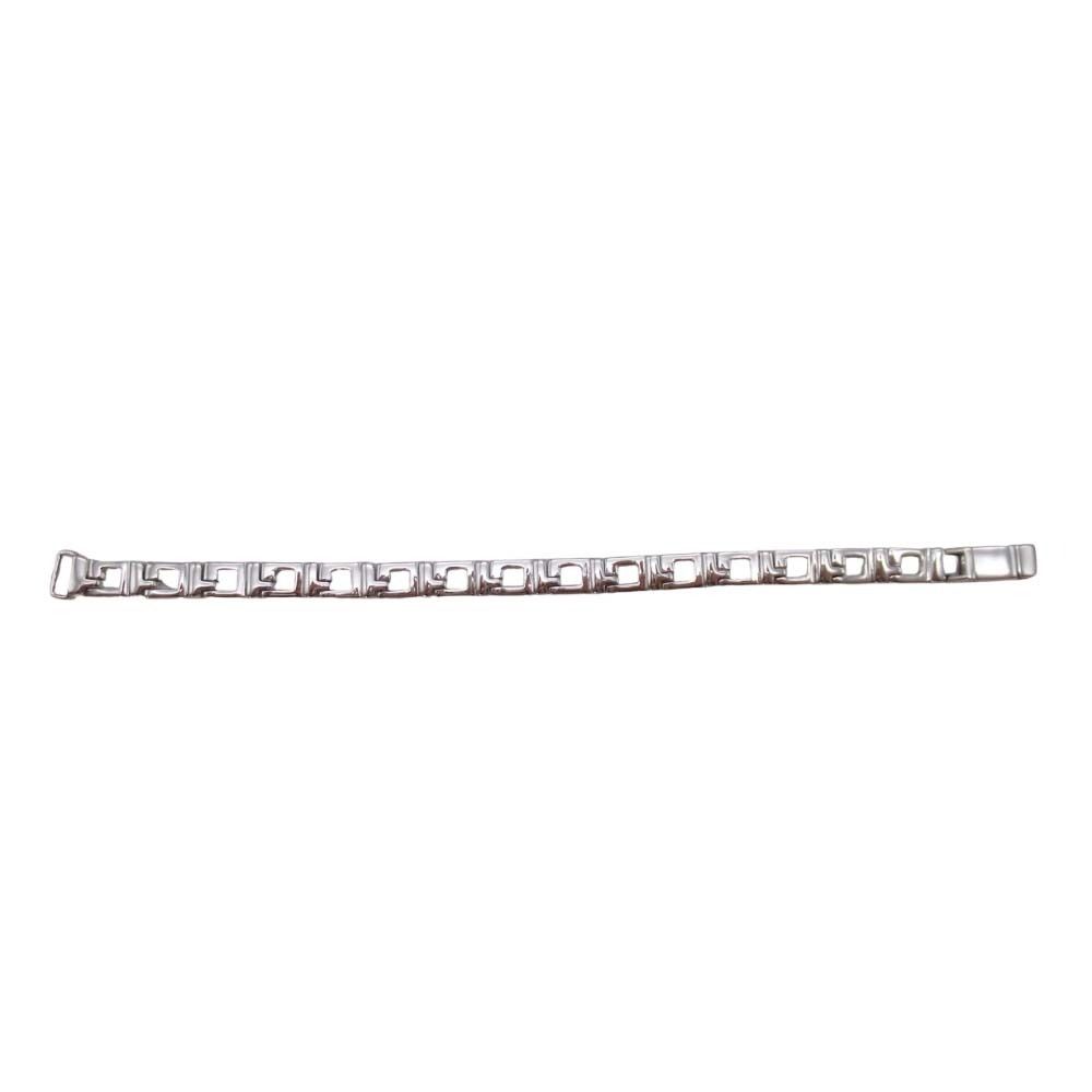 Gucci New Polished Logo Chain Bracelet Silver — view 3