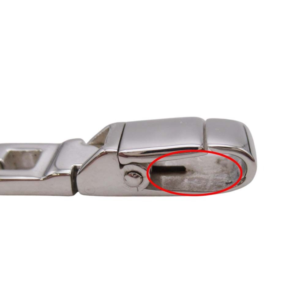 Gucci New Polished Logo Chain Bracelet Silver — view 6