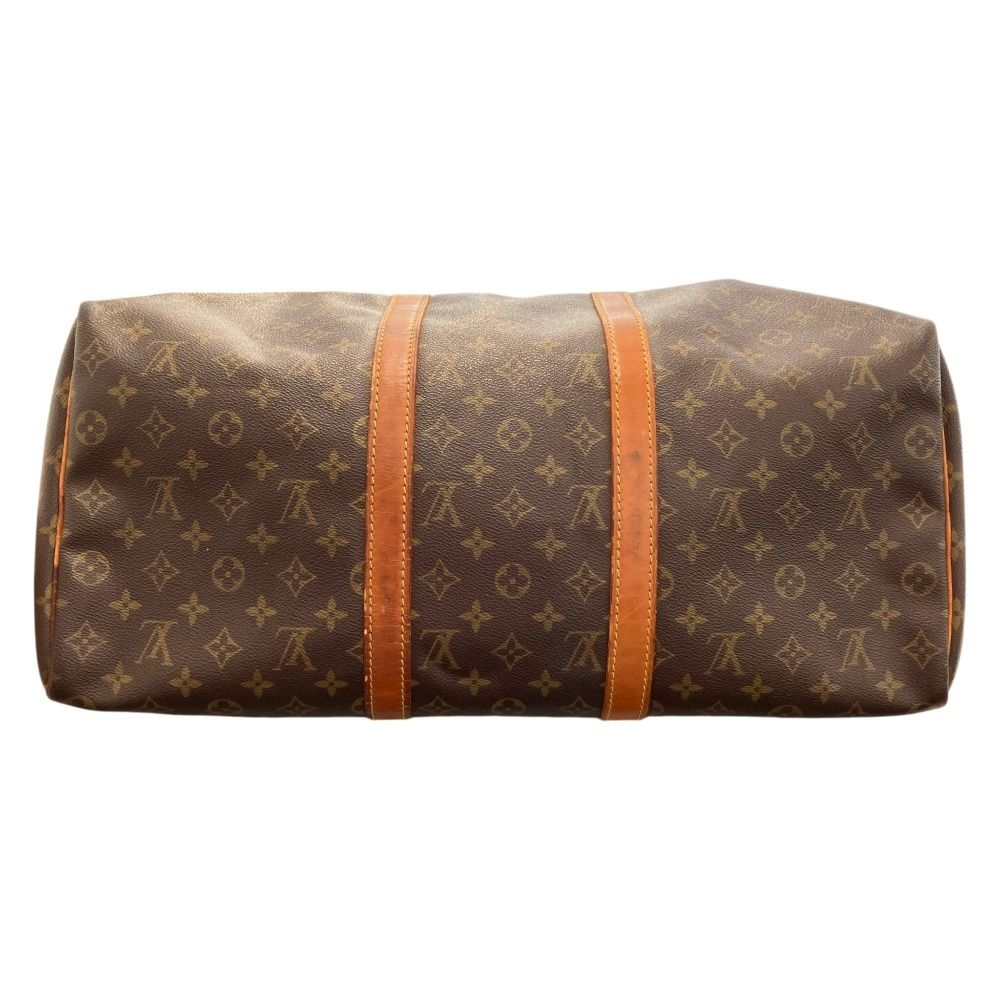 Louis Vuitton Monogram Keepall 50 Boston Bag Brown — view 4