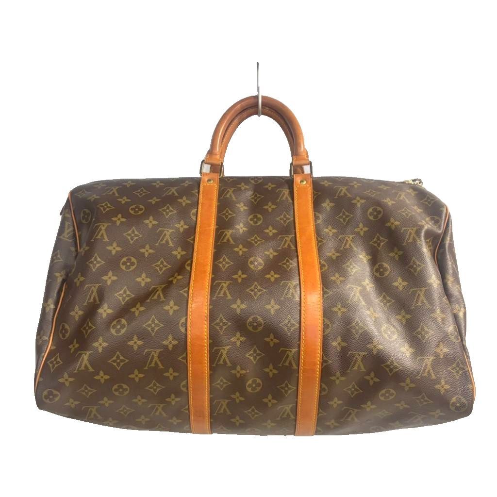 Louis Vuitton Keepall 50 Boston Bag Monogram Brown