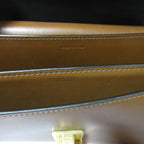 Celine Phoebe Philo Era Classic Box Shoulder Bag Black Brown — view 9