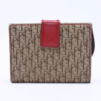 Dior Trotter Rasta Color Saddle Wallet Galliano Era Canvas D Beige — view 2
