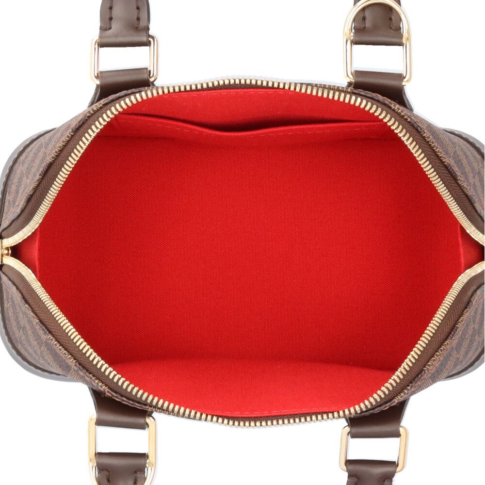 Louis Vuitton Alma BB Damier Shoulder Bag Canvas Brown — view 8