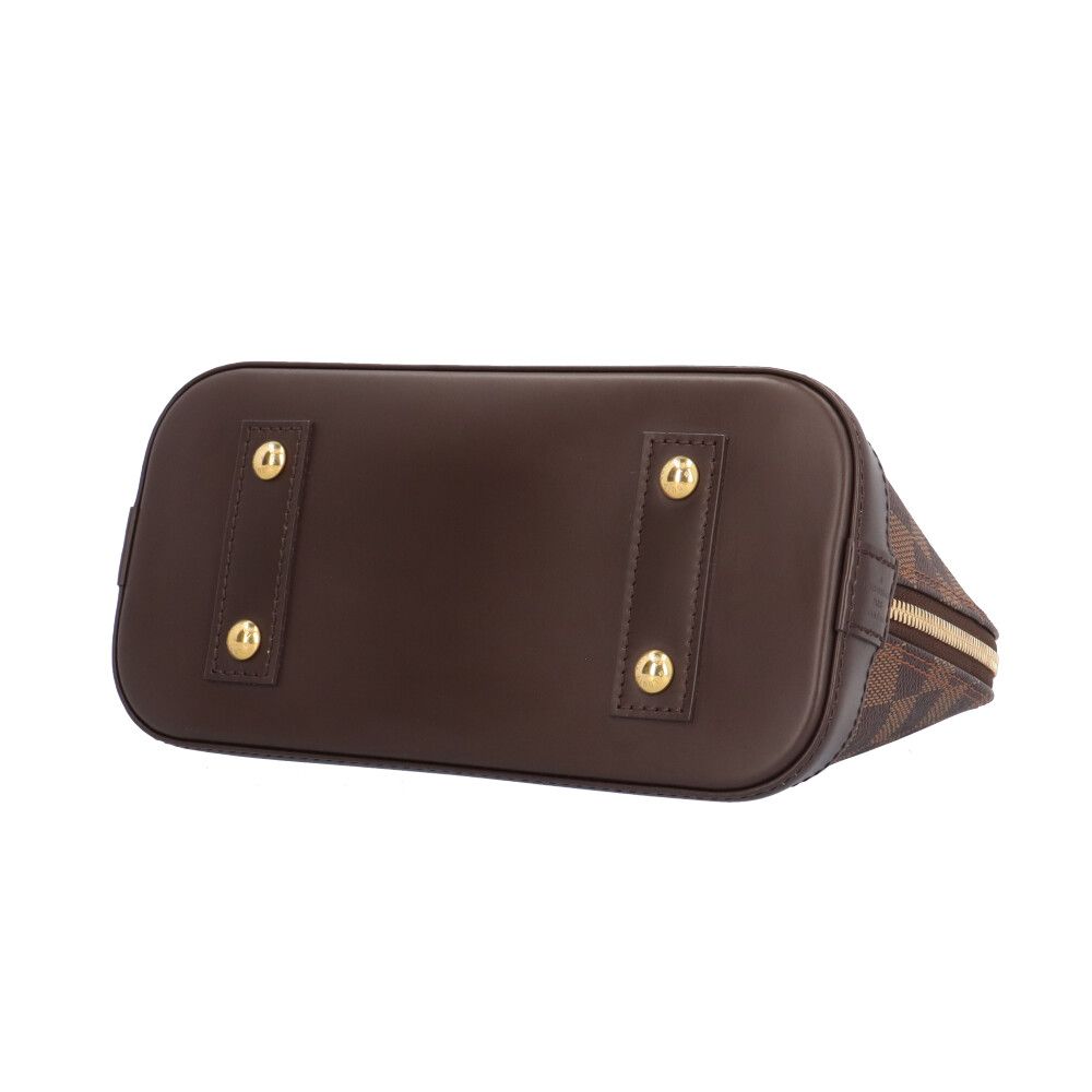 Louis Vuitton Alma BB Damier Shoulder Bag Canvas Brown — view 7