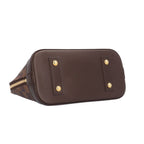 Louis Vuitton Alma BB Damier Shoulder Bag Canvas Brown — view 6