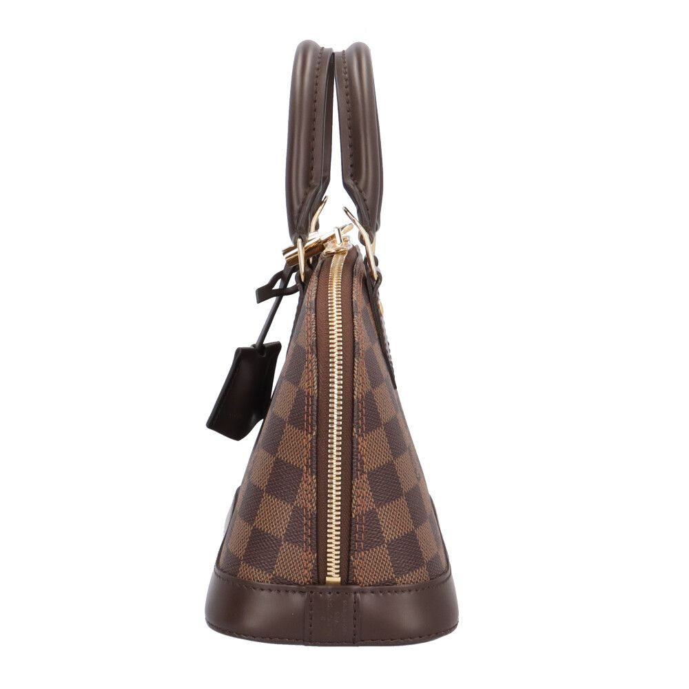 Louis Vuitton Alma BB Damier Shoulder Bag Canvas Brown — view 5