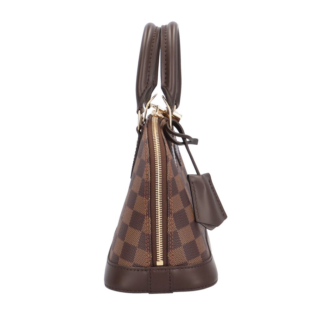 Louis Vuitton Alma BB Damier Shoulder Bag Canvas Brown — view 4