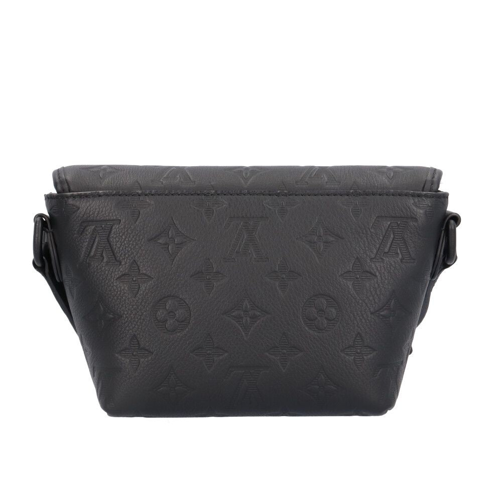 Louis Vuitton Pulse Wearable Wallet Monogram Shadow Shoulder Bag Leather Black — view 3