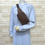 Louis Vuitton Damier Geronimos Belt Bag Canvas Brown — view 2