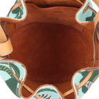 Loewe Paulazui Visa Collection Bal Smo le Anagram Shoulder Bag Canvas Blue — view 6