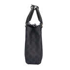 Gucci Mini Shoulder Bag GG Split Bag Canvas Gray — view 4