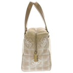 Chanel New Travelline Nylon Mini Boston Bag Beige — view 3