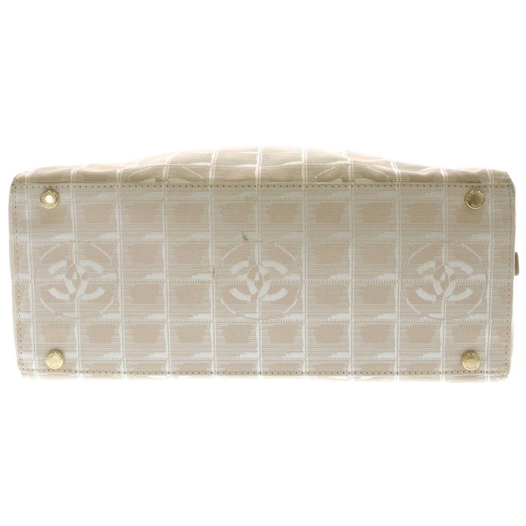 Chanel New Travelline Nylon Mini Boston Bag Beige — view 4