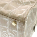 Chanel New Travelline Nylon Mini Boston Bag Beige — view 7