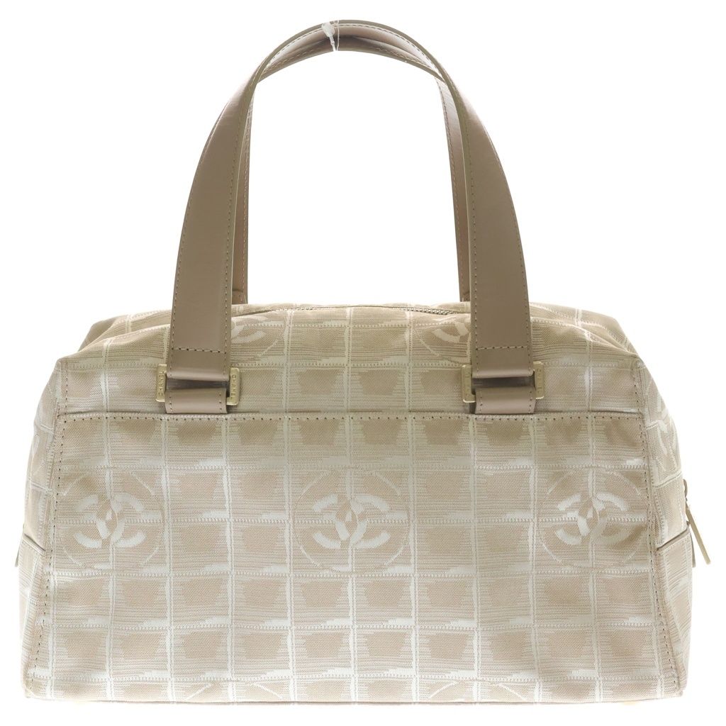 Chanel New Travelline Nylon Mini Boston Bag Beige — view 2