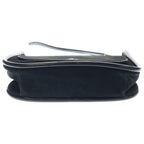 Gucci Oneshoulder Black Suede Patent 001 Gold Handbag — view 4