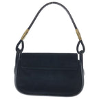 Gucci Oneshoulder Black Suede Patent 001 Gold Handbag — view 2
