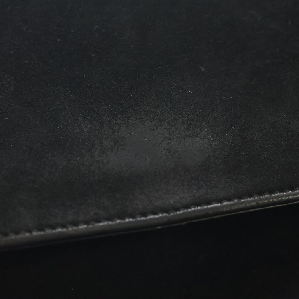 Gucci Oneshoulder Black Suede Patent 001 Gold Handbag — view 6