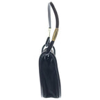 Gucci Oneshoulder Black Suede Patent 001 Gold Handbag — view 3