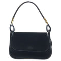 Gucci Oneshoulder Black Suede Patent 001 Gold Handbag