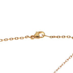 Hermes Shu Logo Enamel Necklace Pink Gold — view 4