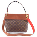 Louis Vuitton Monogram Roulis Besace 2-Way Shoulder Bag Brown Red Leather Gold — view 2