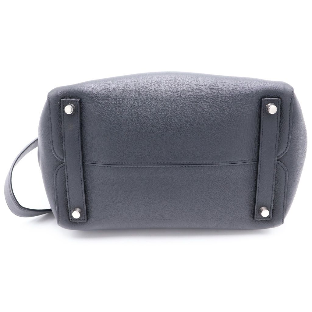 Dior Blossom 2-Way Shoulder Bag Black Leather Silver — view 4