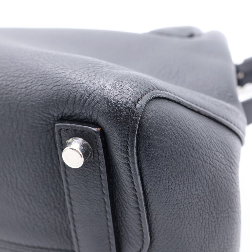 Dior Blossom 2-Way Shoulder Bag Black Leather Silver — view 5