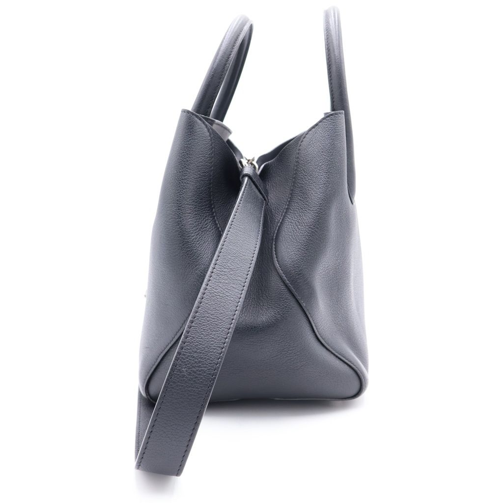 Dior Blossom 2-Way Shoulder Bag Black Leather Silver — view 3
