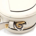 Fendi Rock Mini Camera White Leather Gold Shoulder — view 7
