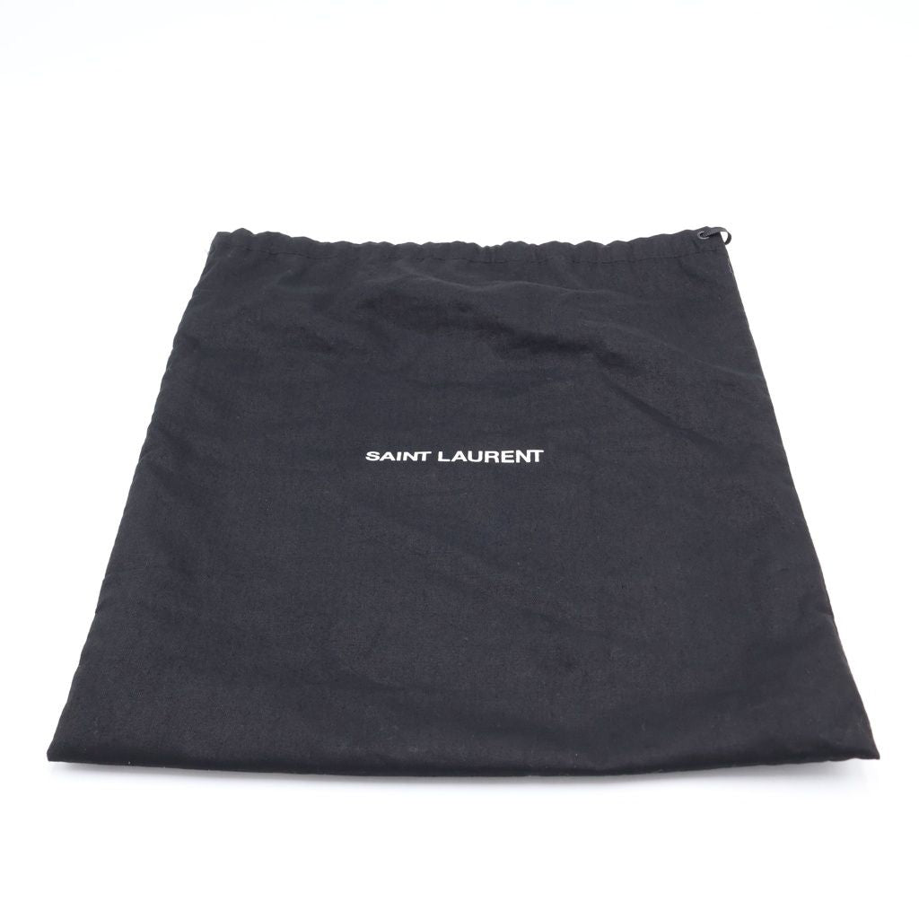 Saint Laurent Paris Baby 2-Way Shoulder Bag Eye Leather Silver — view 8