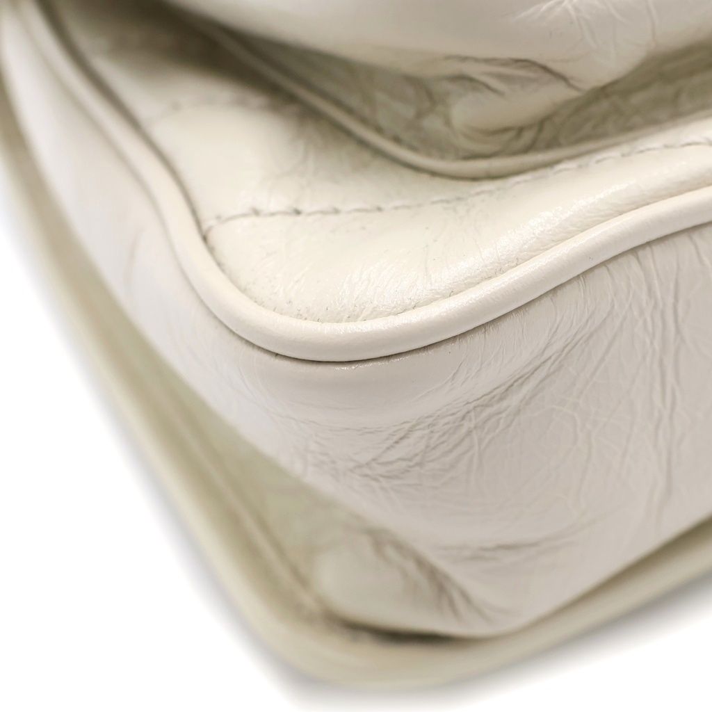 Saint Laurent Paris Baby 2-Way Shoulder Bag Eye Leather Silver — view 5