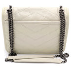 Saint Laurent Paris Baby 2-Way Shoulder Bag Eye Leather Silver — view 2