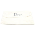 Dior ludoju Chain Wallet Shoulder Bag White Black Leather — view 8