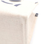 Gucci Logo Tote Eye Navy Leather Canvas Silver — view 5