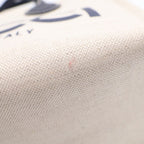Gucci Logo Tote Eye Navy Leather Canvas Silver — view 7