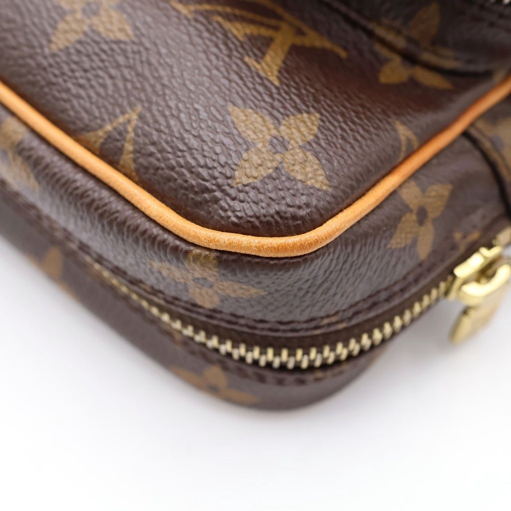 Louis Vuitton Monogram Amazon Mini Shoulder Bag Brown Leather Gold — view 7