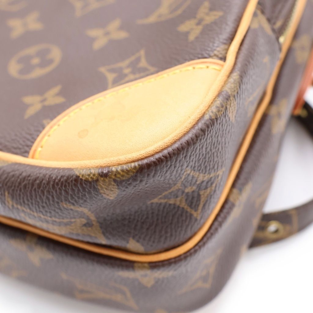 Louis Vuitton Monogram Amazon Mini Shoulder Bag Brown Leather Gold — view 5