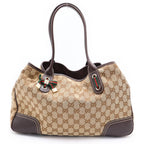 Gucci Tote GG Canvas Sherry Line Brown