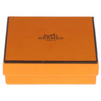 Hermes Clic Clac GM Enamel Bracelet Bangle Silver Orange — view 6