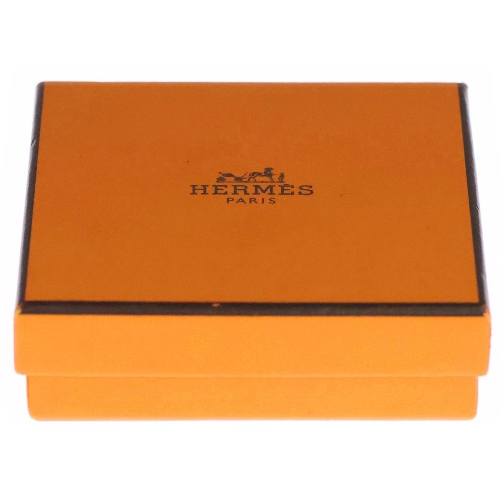 Hermes Clic Clac GM Enamel Bracelet Bangle Silver Orange — view 6