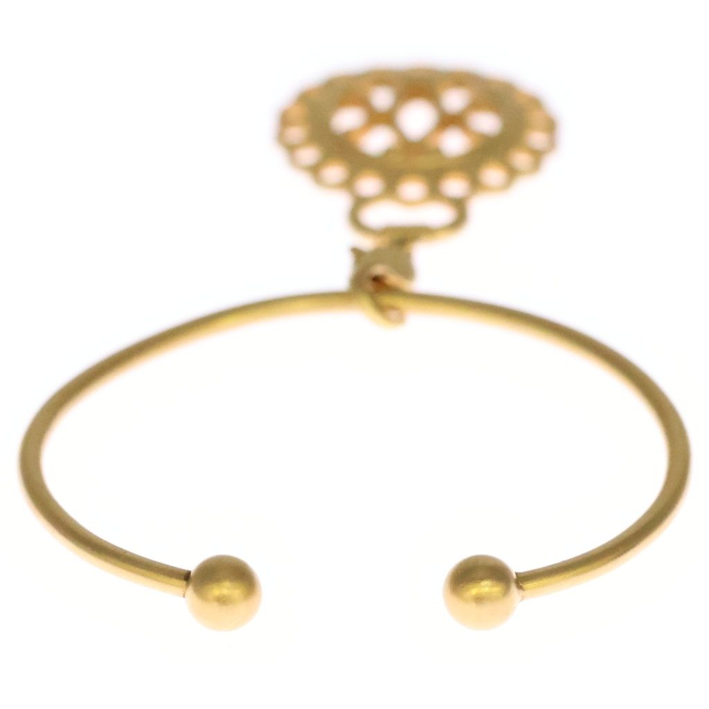 Hermes Bangle Bracelet Gold — view 2