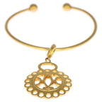 Hermes Bangle Bracelet Gold — view 4