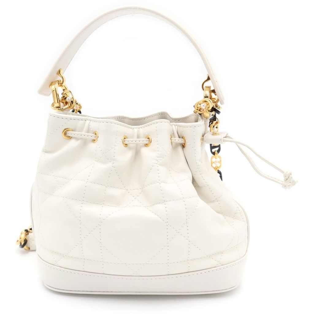 Dior Jolie Bucketbag Shoulder Bag White