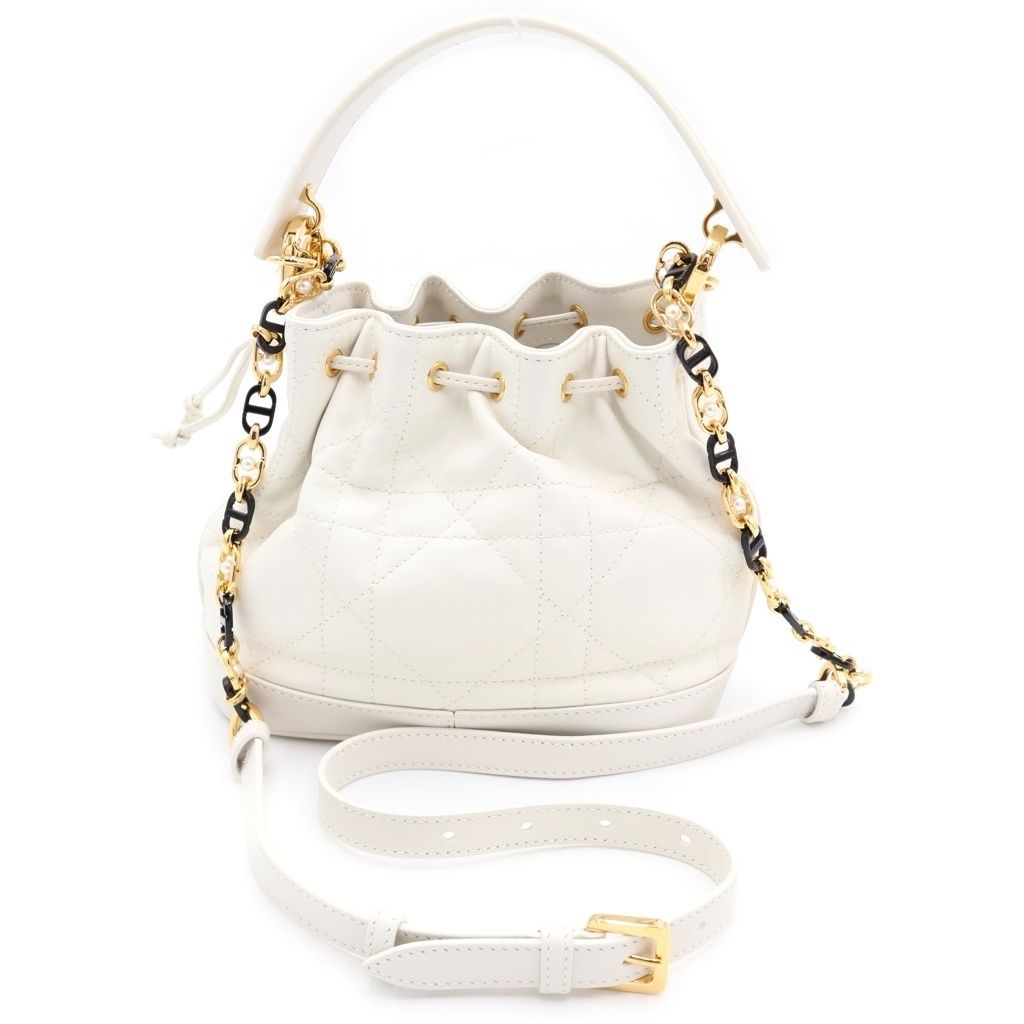 Dior Jolie Bucketbag Shoulder Bag White — view 2