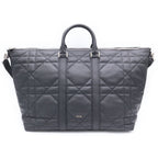 Dior Weekender 40 Wi Maxicannage Boston Bag Black